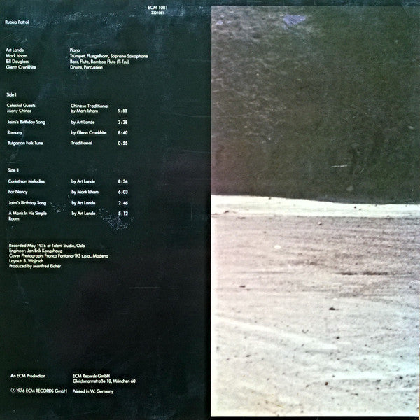 Art Lande, Rubisa Patrol, Mark Isham, Bill Douglass, Glenn Cronkhite : Rubisa Patrol (LP, Album)