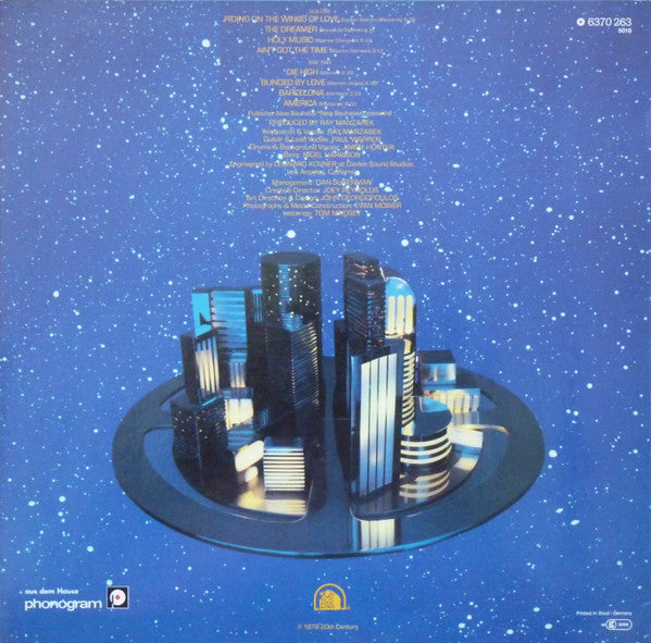 Ray Manzarek's Nite City* : Golden Days Diamond Nights (LP, Album)