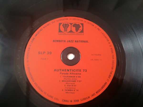 Bembeya Jazz National : Authenticité 73: Parade Africaine (LP, Album, RE)