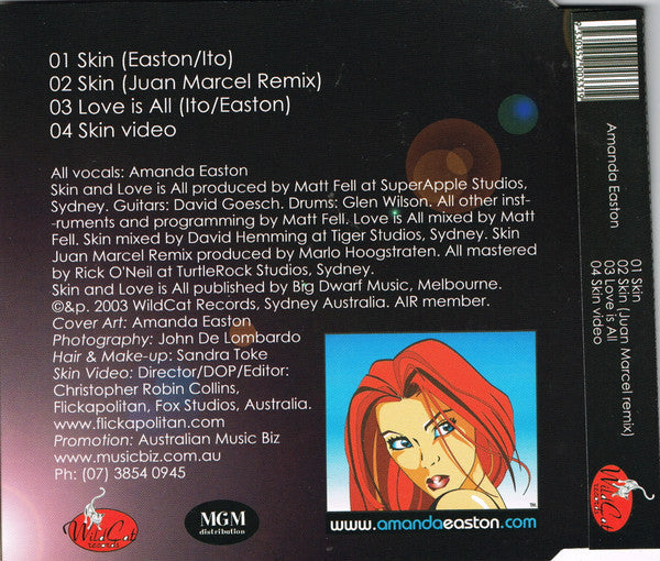 Amanda Easton : Skin (CD, Maxi, Enh)