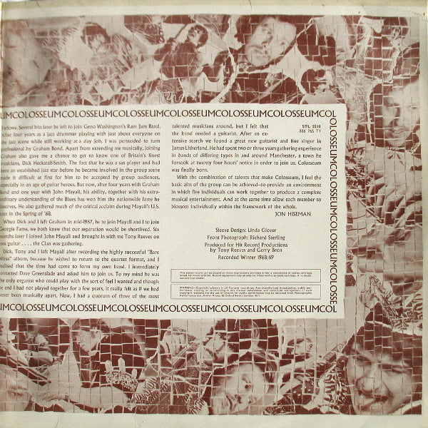 Colosseum : Those Who Are About To Die Salute You (LP, Album, Gat)