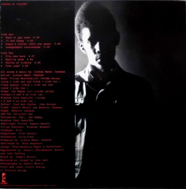 Linton Kwesi Johnson : Forces Of Victory (LP, Album)