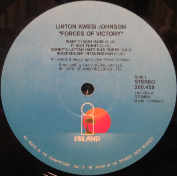 Linton Kwesi Johnson : Forces Of Victory (LP, Album)