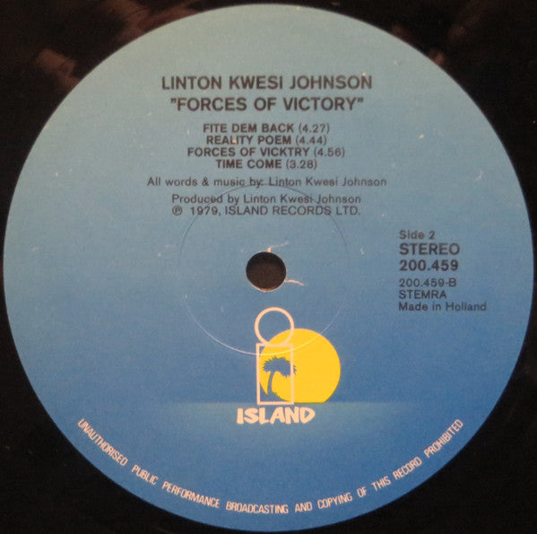 Linton Kwesi Johnson : Forces Of Victory (LP, Album)