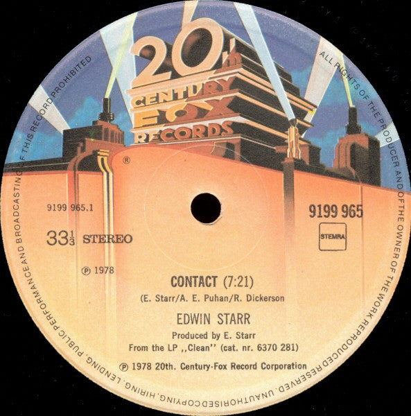 Edwin Starr / Gene Chandler : Contact / Get Down (12")