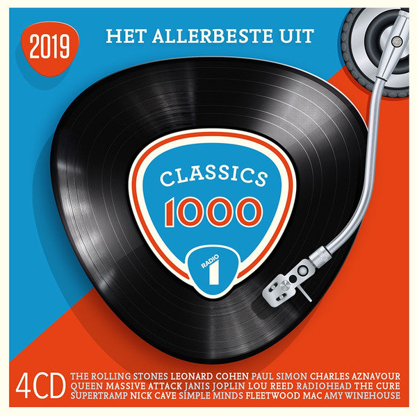 Various : Het Allerbeste Uit Radio 1 Classics 1000 - 2019 (4xCD, Comp)