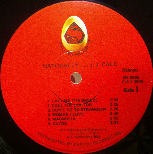 J.J. Cale : Naturally (LP, Album, Win)