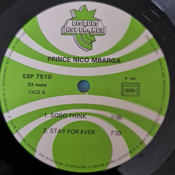 Prince Nico M'Barga* : Decency (LP, Album)