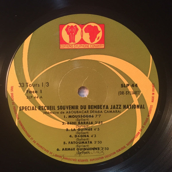 Bembeya Jazz National : Special Recueil-Souvenir Du Bembeya Jazz National (Mémoire De Aboubacar Demba Camara) (LP, Comp, RP)