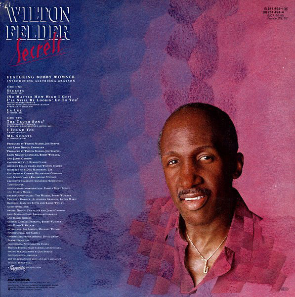 Wilton Felder Featuring Bobby Womack : Secrets (LP,Album)