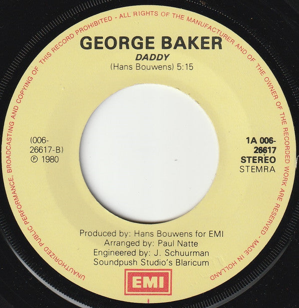 George Baker : You Don't Love Me Anymore (7", Single)