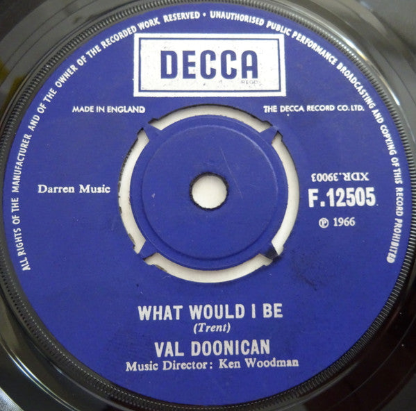 Val Doonican : What Would I Be / Gentle Mary (7", Single, Box)