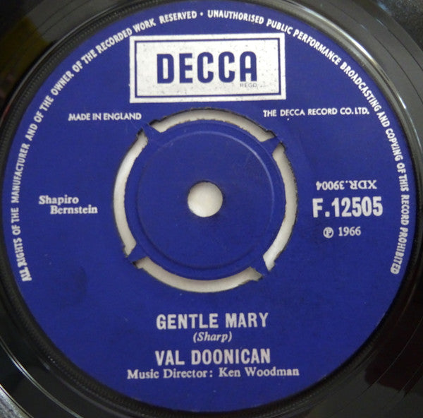 Val Doonican : What Would I Be / Gentle Mary (7", Single, Box)