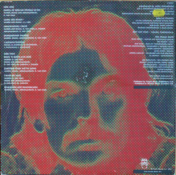 Captain Beefheart And The Magic Band : Bluejeans & Moonbeams (LP, Album)