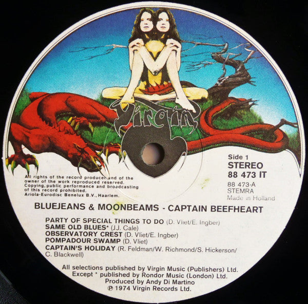 Captain Beefheart And The Magic Band : Bluejeans & Moonbeams (LP, Album)