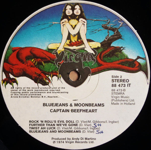 Captain Beefheart And The Magic Band : Bluejeans & Moonbeams (LP, Album)