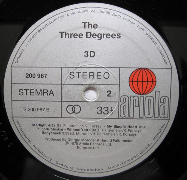 3 Degrees* : 3D (LP, Album)