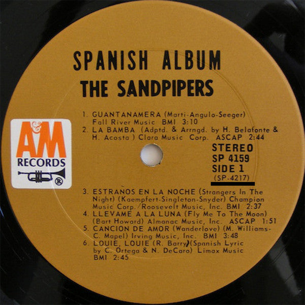 The Sandpipers : Spanish Album (LP, Album)