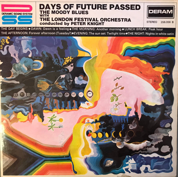 The Moody Blues With The London Festival Orchestra Conducted By Peter Knight (5) : Days Of Future Passed (LP, Album, RP)