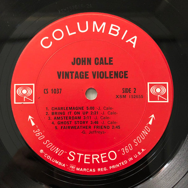 John Cale : Vintage Violence (LP, Album, Pit)