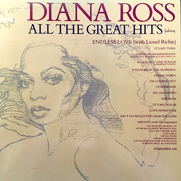 Diana Ross : All The Great Hits (2xLP, Comp, Gat)