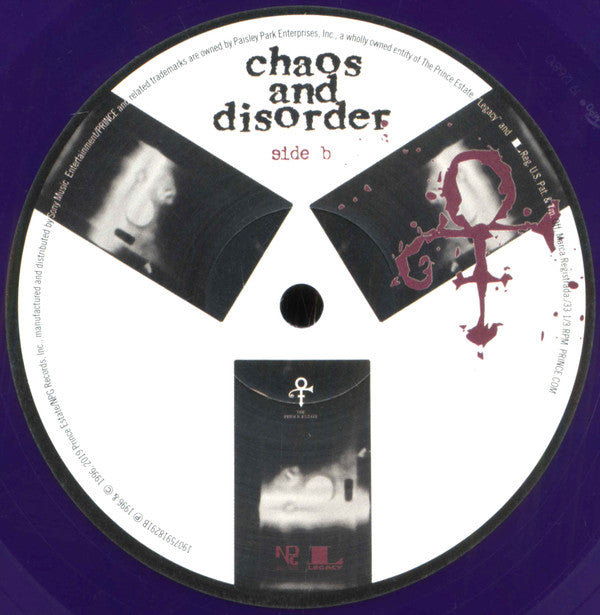 The Artist (Formerly Known As Prince) - Chaos And Disorder (LP, Album, Ltd, RE, Pur) - De Platen Aap – Vinylwinkel in Brielle & online webshop voor muziekliefhebbers
