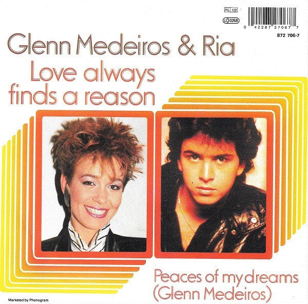 Glenn Medeiros & Ria* : Love Always Finds A Reason (7", Single)