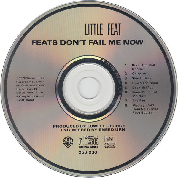 Little Feat : Feats Don't Fail Me Now (CD, Album, RE, RM)