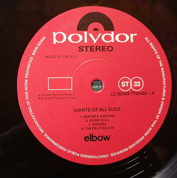 Elbow : Giants Of All Sizes (LP, Album, 180)