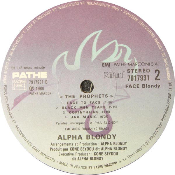 Alpha Blondy And The Solar System : The Prophets (LP, Album)