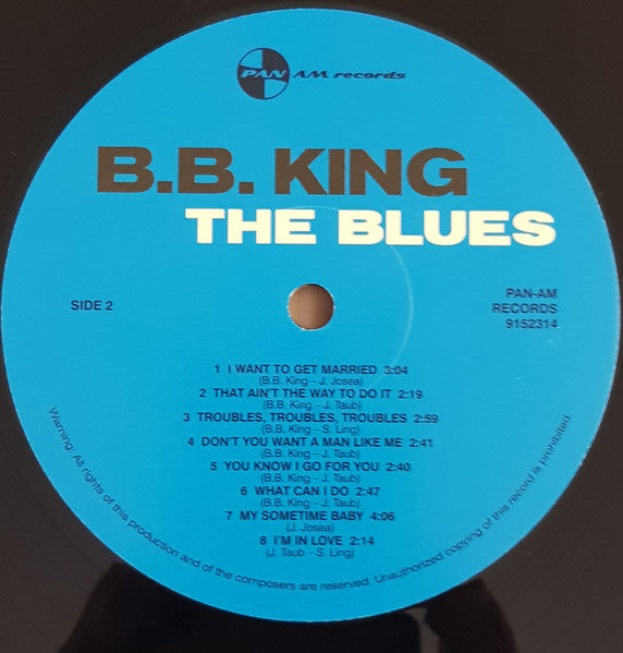 B.B. King : The Blues (LP, Ltd, RM)