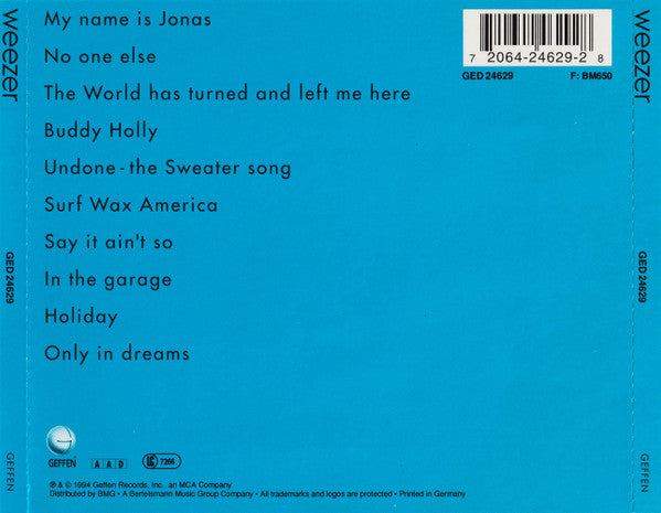 Weezer : Weezer (CD, Album)