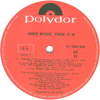 James Brown : There It Is (LP, Album)