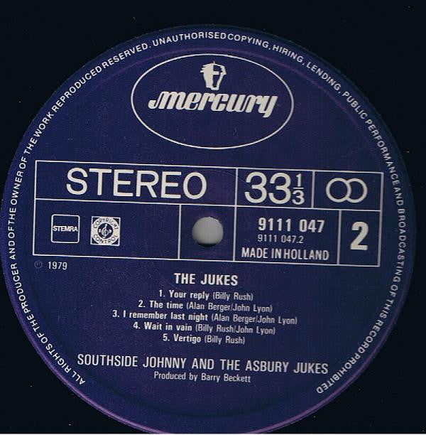 Southside Johnny & The Asbury Jukes : The Jukes (LP, Album)
