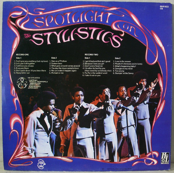 The Stylistics : Spotlight On The Stylistics (2xLP, Comp)