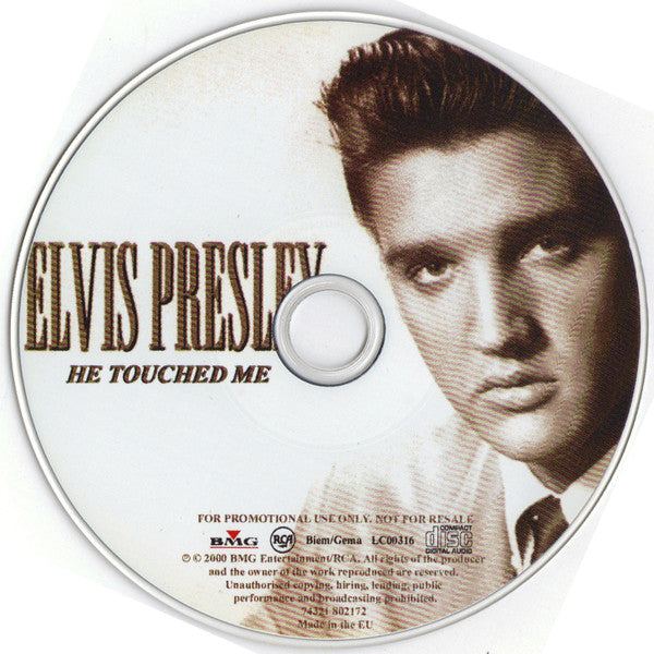 Elvis Presley : He Touched Me (CD, Promo, Smplr)