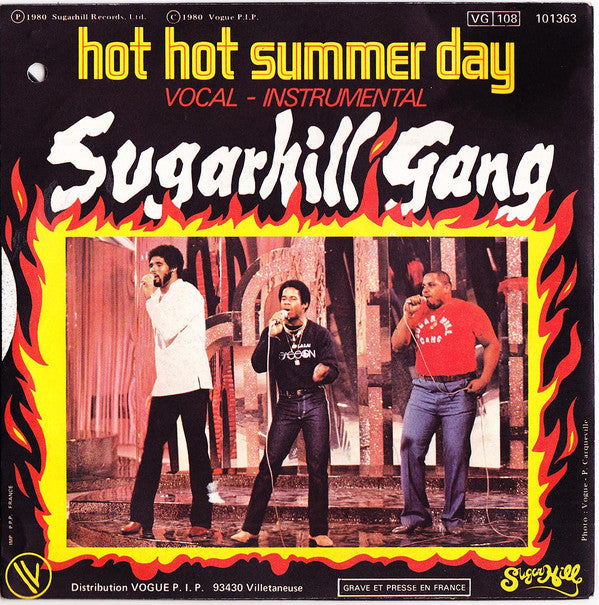 Sugarhill Gang : Hot Hot Summer Day (7",45 RPM)