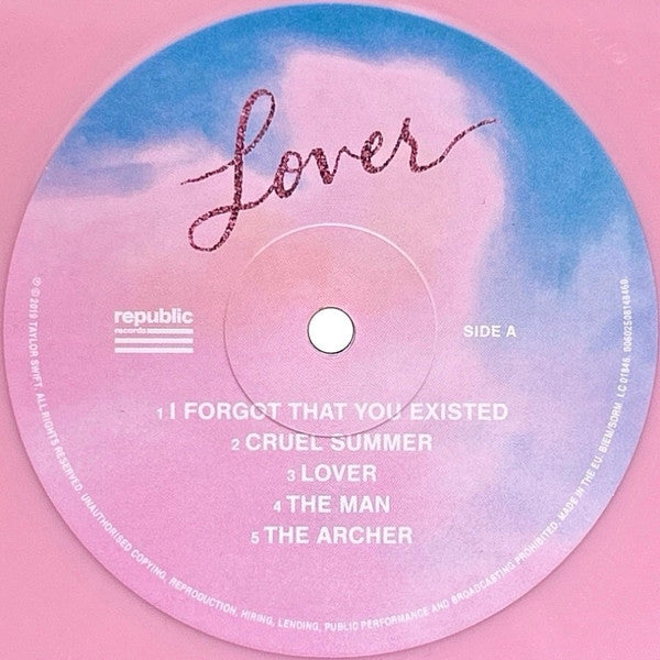 Taylor Swift : Lover (LP, Pin + LP, Blu + Album)