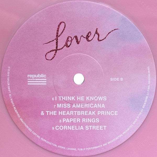 Taylor Swift : Lover (LP, Pin + LP, Blu + Album)