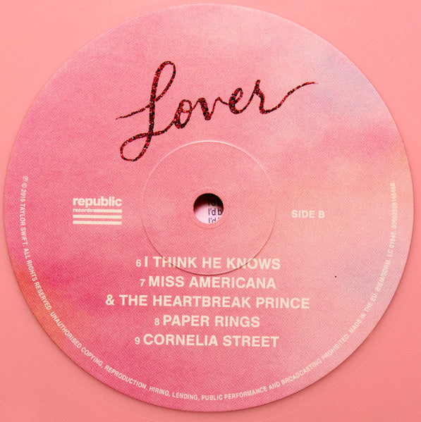 Taylor Swift : Lover (LP, Pin + LP, Blu + Album)