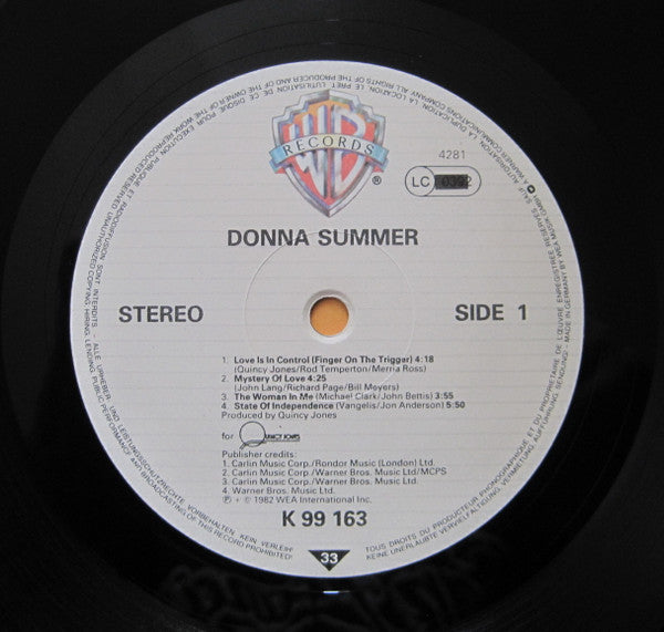 Donna Summer : Donna Summer (LP, Album)