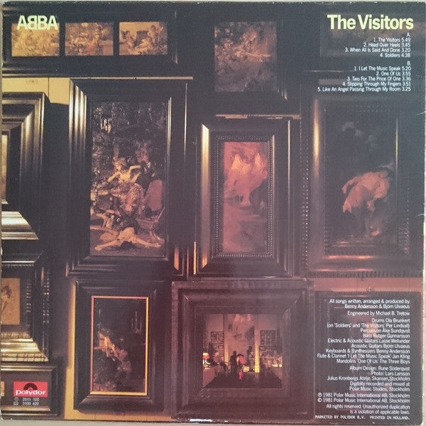 ABBA : The Visitors (LP, Album)