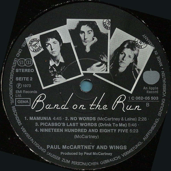 Wings - Band On The Run (LP, Album) - De Platen Aap – Vinylwinkel in Brielle & online webshop voor muziekliefhebbers