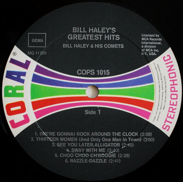 Bill Haley And His Comets : Bill Haley's Greatest Hits! (LP, Comp)