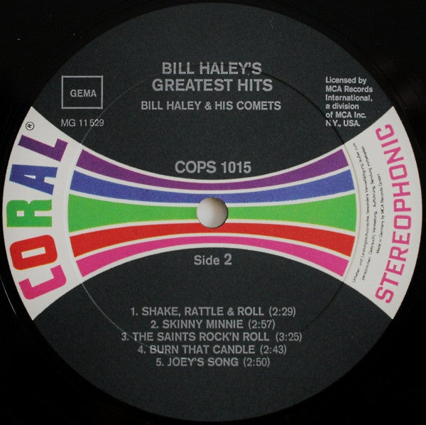 Bill Haley And His Comets : Bill Haley's Greatest Hits! (LP, Comp)