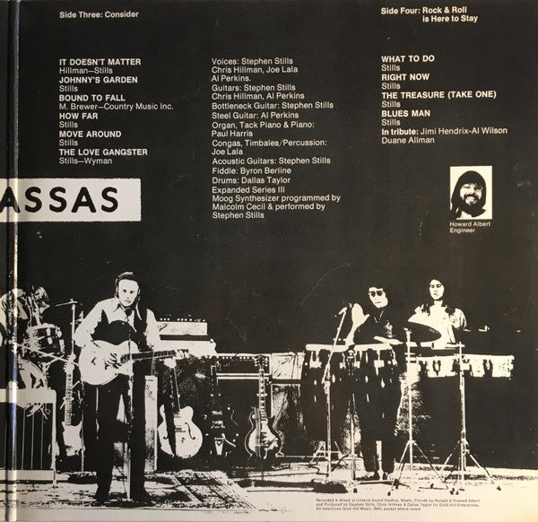 Manassas - Stephen Stills, Chris Hillman, Dallas Taylor, Paul Harris , Calvin "Fuzzy" Samuels, Al Perkins, Joe Lala - Manassas (2xLP, Album, RE) - De Platen Aap – Vinylwinkel in Brielle & online webshop voor muziekliefhebbers