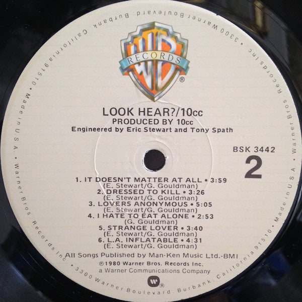 10cc : Look Hear? (LP, Album)