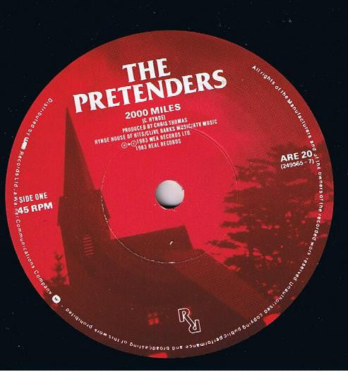 Pretenders* : 2000 Miles (7", Gat)