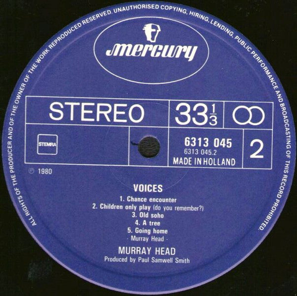Murray Head : Voices (LP, Album)