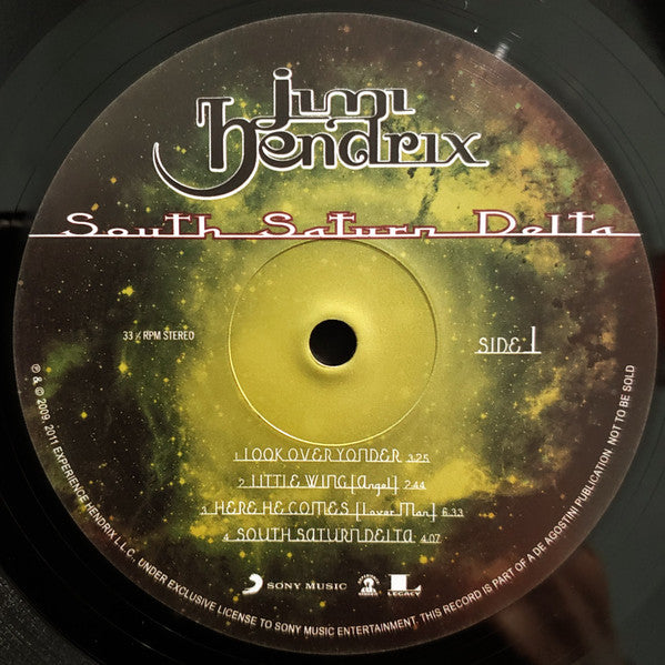 Jimi Hendrix : South Saturn Delta (2xLP, Comp, 180)